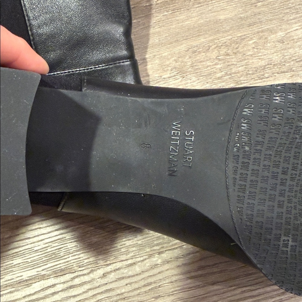 Stuart Weitzman Black Over the Knee Boots - Picture 3 of 7